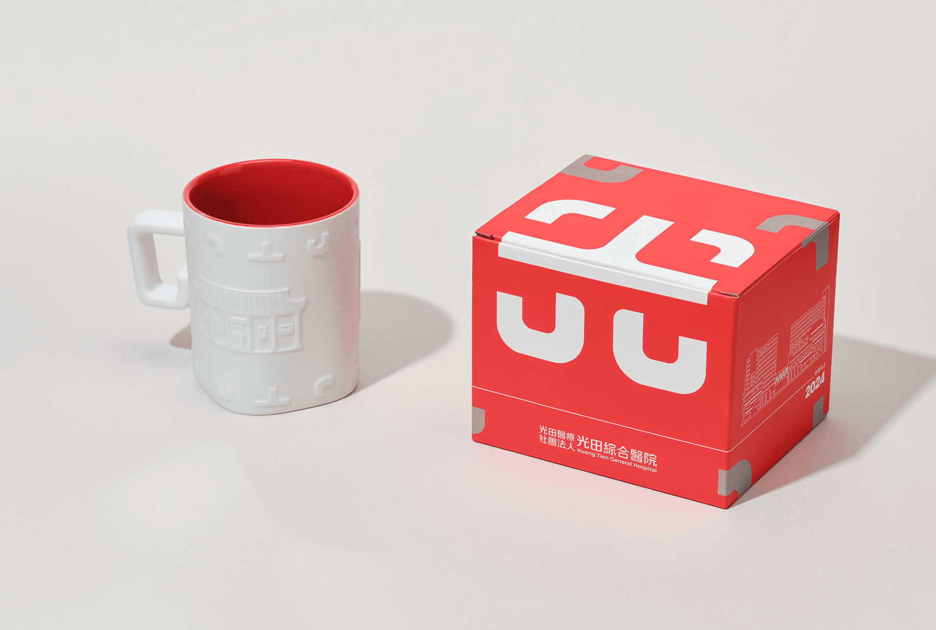企業客製禮品 | 光田醫院 向上院區啟用典禮 紀念杯禮盒